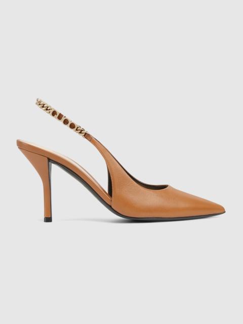 Gucci Signoria slingback pump