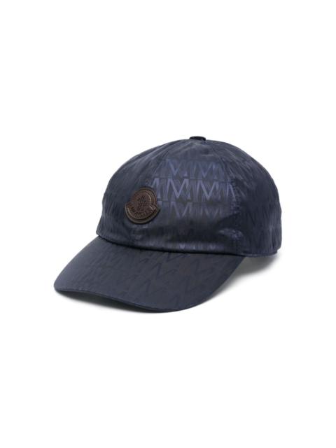 logo-jacquard baseball cap