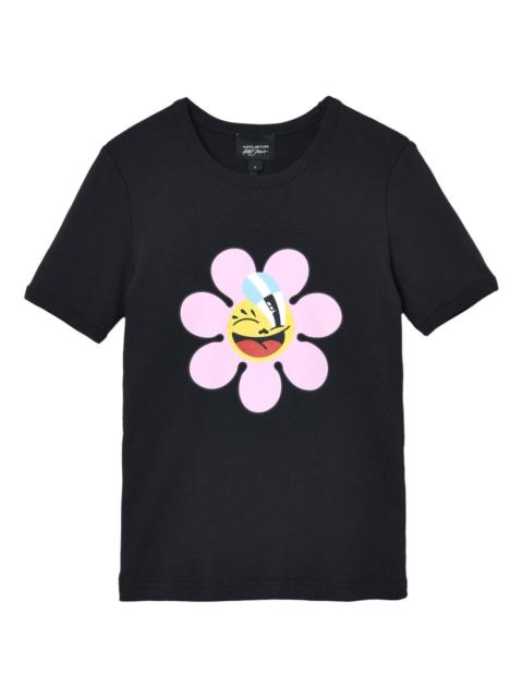 Marc Jacobs flower-embellished tee