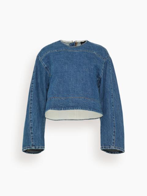 RACHEL COMEY Soli Top in Vintage Indigo