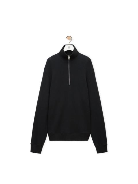 Loewe Zip-up sweatshirt in cotton and cashmere
