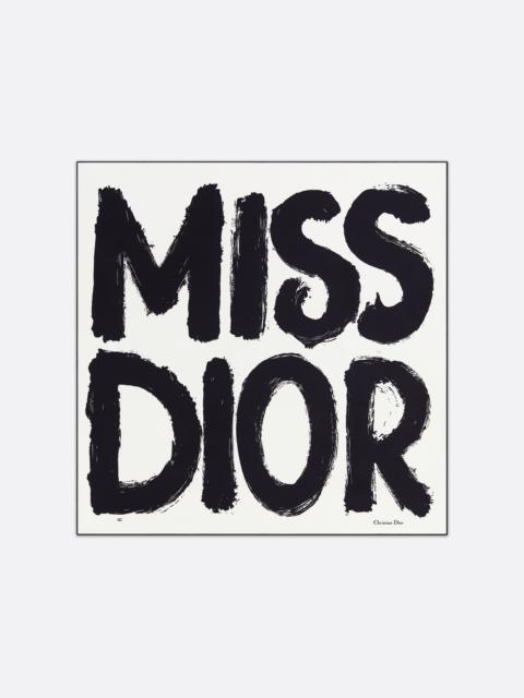 Dior Miss Dior Graffiti 90 Square Scarf