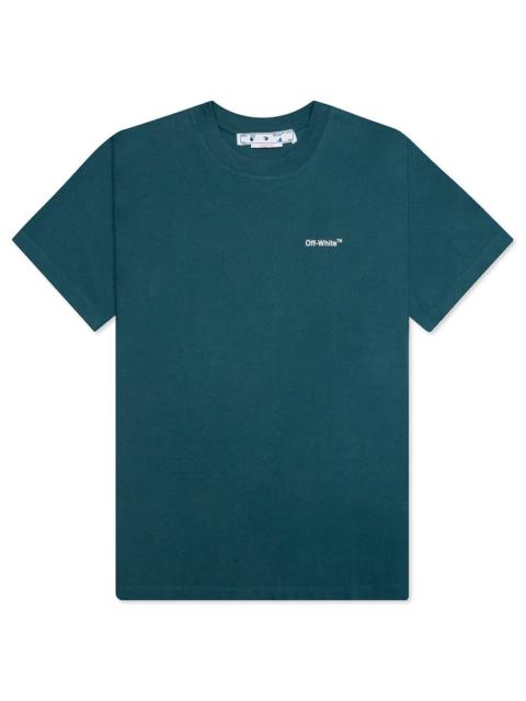 Off-White 오프 화이트 C / O VIRGIL ABLOH CHAIN ARR SLIM S / S TEE - 듀크 그린