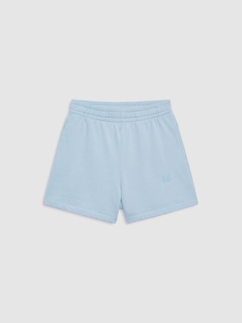 ANINE BING Kam Short Framed Monogram - Pale Blue