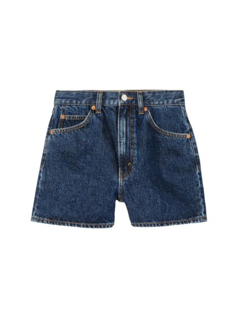 RE/DONE mid-rise denim shorts