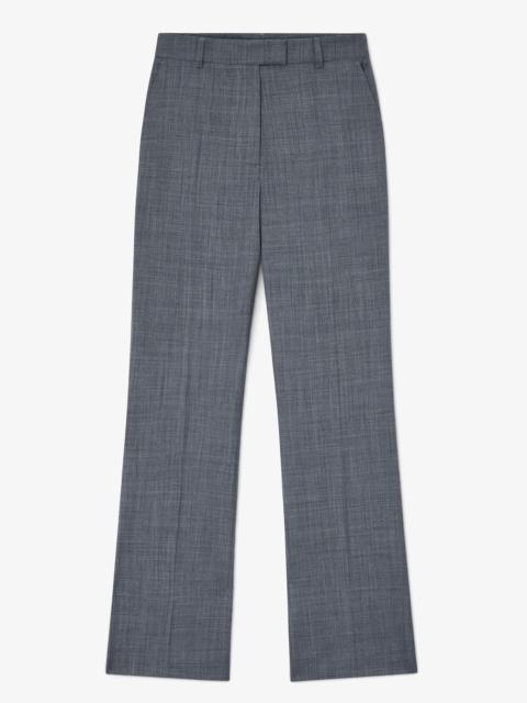GANNI PANTS IN GREY WOOL