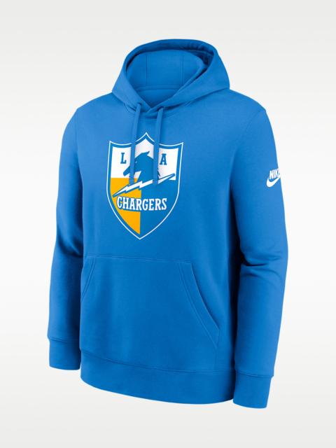 Nike Los Angeles Chargers Club Logo Men's Nike NFL Pullover Hoodie