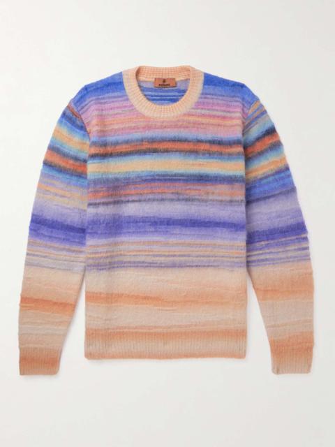Space-Dyed Degradé Mohair Sweater
