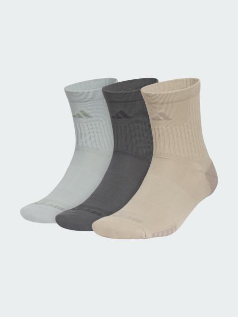 adidas Mens Tech 3-Pack High Quarter