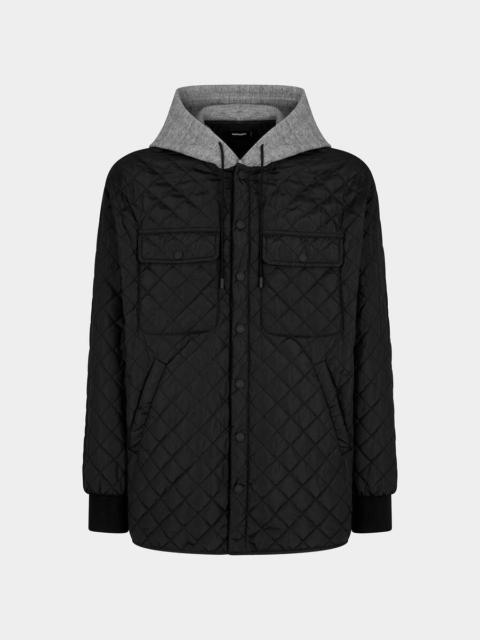 DSQUARED2 HOODED OVERSHIRT
