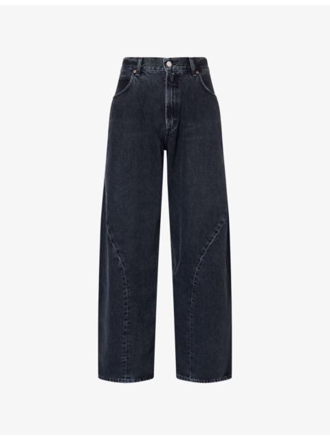 AGOLDE Twist Relaxed-Fit Denim Jeans