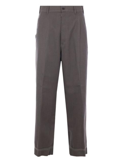 Maison Margiela wool cuffed trousers