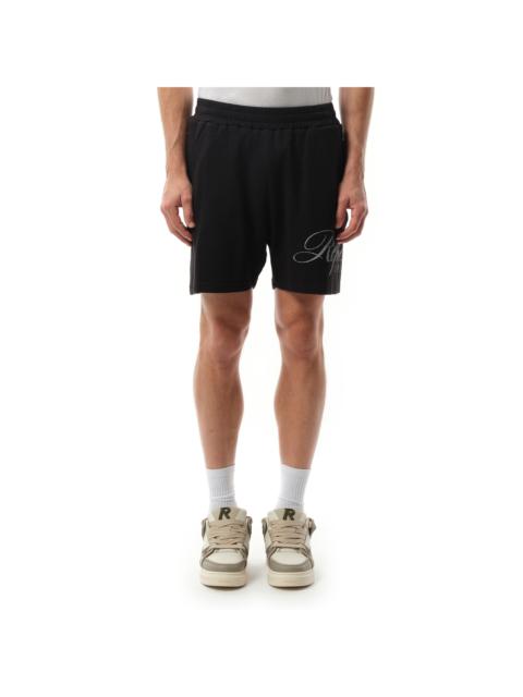 REPRESENT Represent Owners Club Script Mesh Shorts in Black