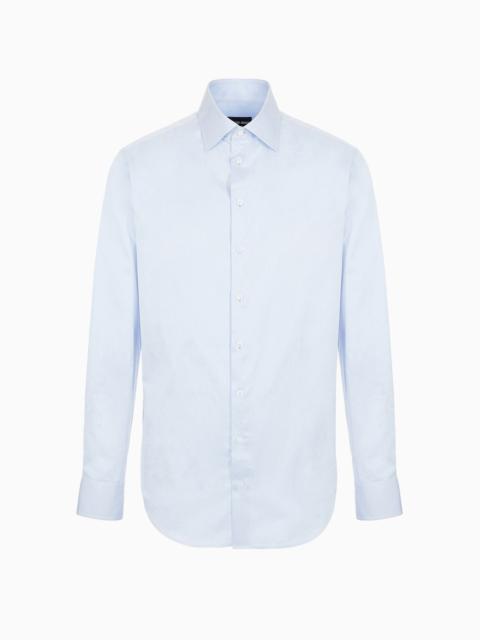 Regular-fit classic cotton shirt