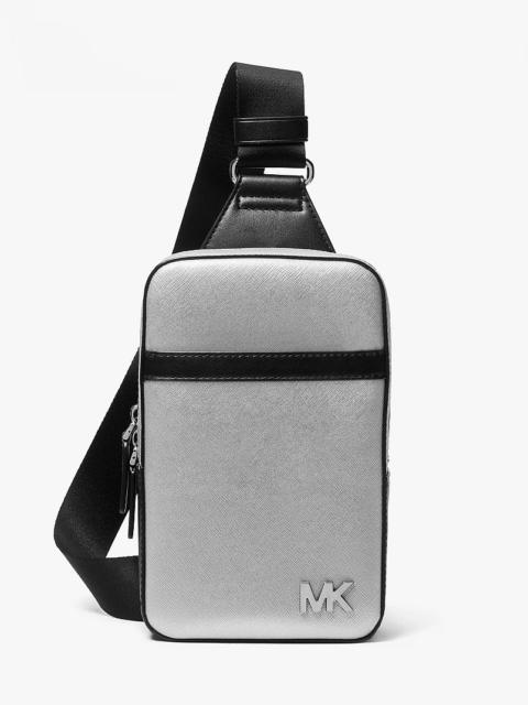 MICHAEL KORS Cooper Medium Metallic Sling Bag
