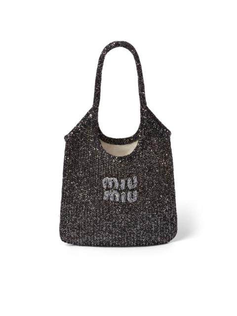 Miu Miu Ivy sequinned tote bag | REVERSIBLE