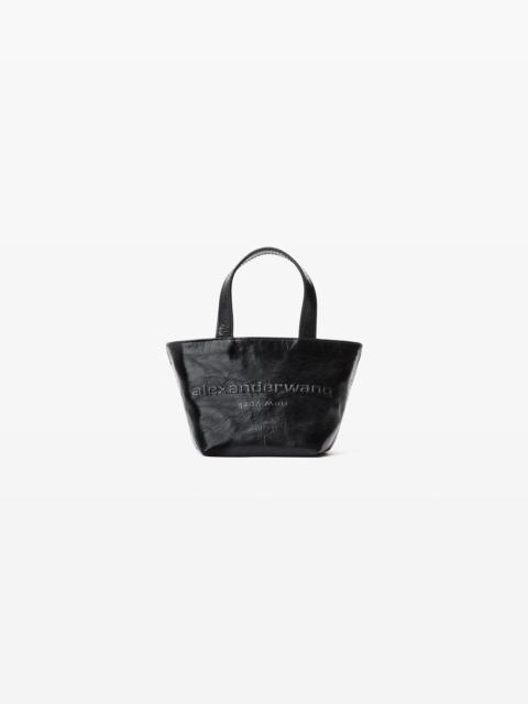 Alexander Wang Punch Mini Tote in Crackle Patent Leather