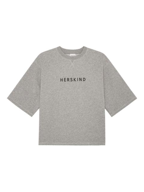 HERSKIND Linette embroidered short-sleeve T-shirt