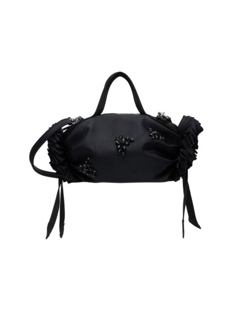 Simone Rocha Black Turbo Mini Double Ribbon Rosette Bag