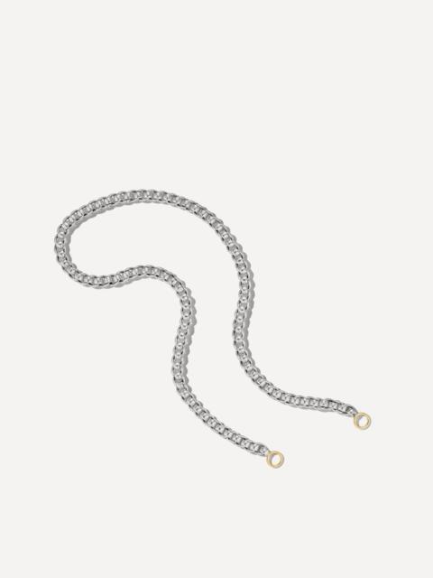 MARLA AARON Sterling Silver Rolling Curb Chain Necklace