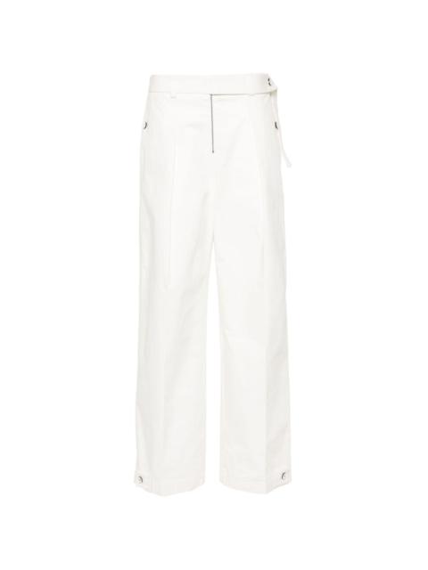 straight-leg trousers