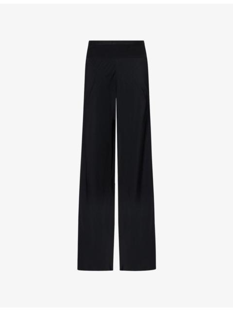 Rick Owens Bias Straight-Leg Woven Trousers