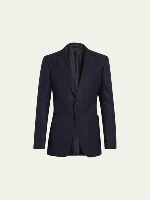 TOM FORD 남자의 O'Connor 패치 포켓 스포츠 재킷