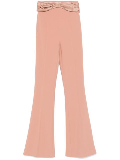 ELISABETTA FRANCHI bow-detailing trousers