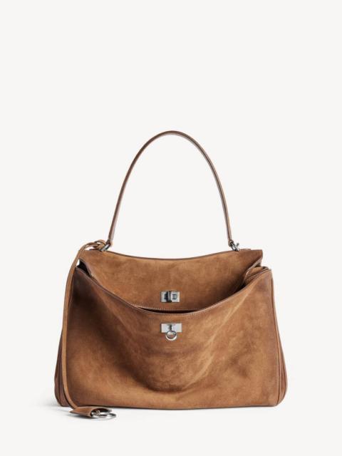 BALENCIAGA Women's Rodeo Handbag Medium in Camel