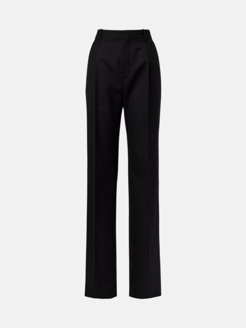 SAINT LAURENT Wool wide-leg pants