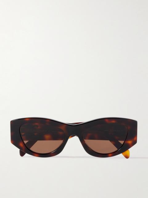 CELINE Triomphe Tortoiseshell Acetate Sunglasses
