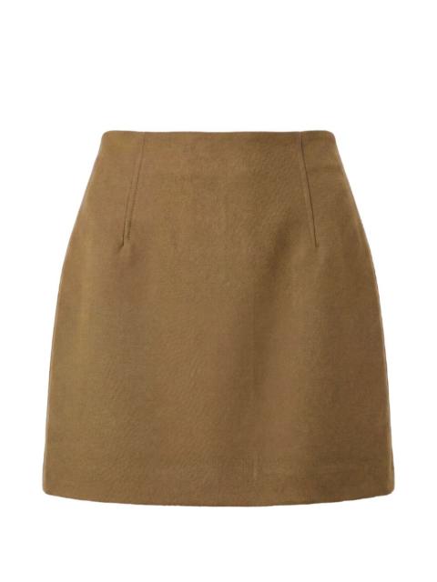 NICHOLAS darted mini skirt