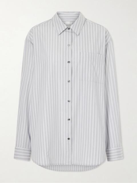 LESET Yoshi Striped Cotton-blend Shirt