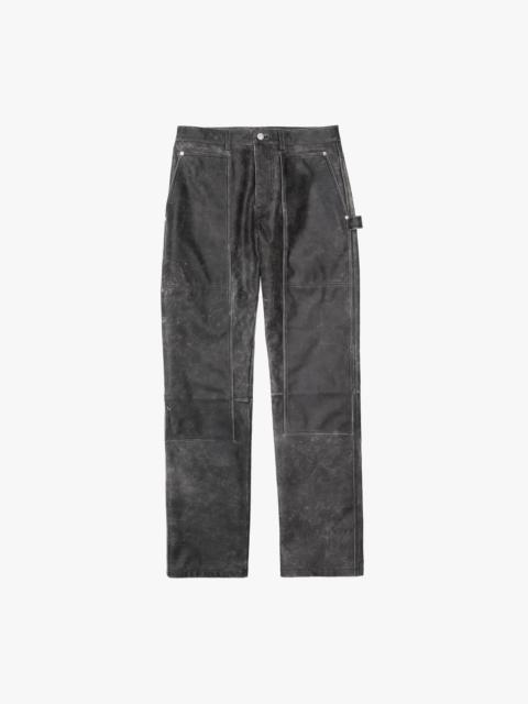 Helmut Lang LEATHER CARPENTER PANT