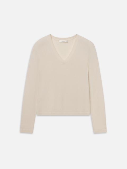 FRAME The Shrunken Cashmere V Neck