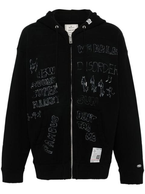 Maison MIHARAYASUHIRO zip-up hoodie