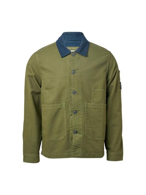 C.P. Company Cotton/Nylon Double Satin Lens Utility Button Overshirt