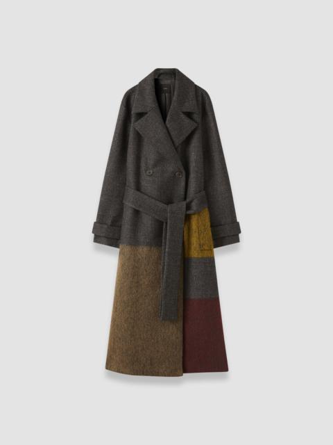 JOSEPH Merton Overlay Wool Coat