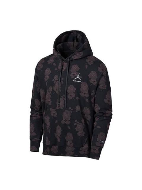 Jordan Air Jordan x A Ma Maniere Fleece Hoodie 'Black Medium Ash' DJ9752-010