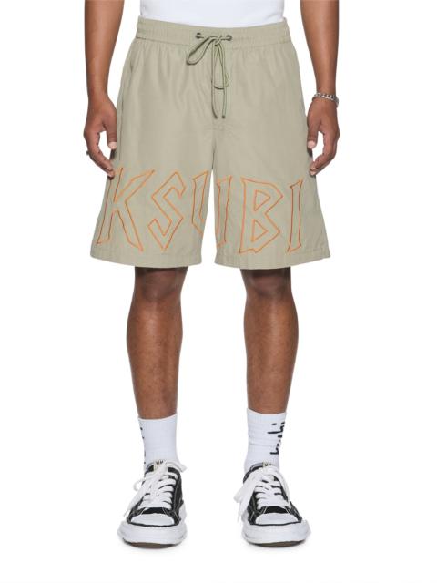 Ksubi STAY UP LIFE SHORT SYNTH GREEN