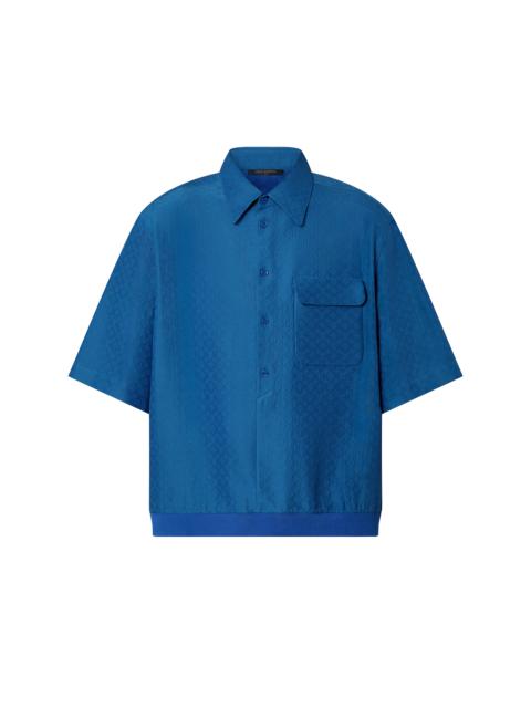 Louis Vuitton Mini Monogram Silk Blend Polo Shirt