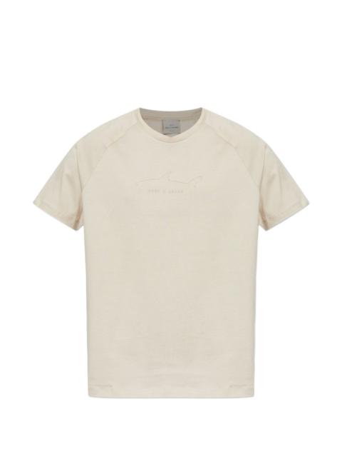 Paul & Shark logo-embroidered T-shirt