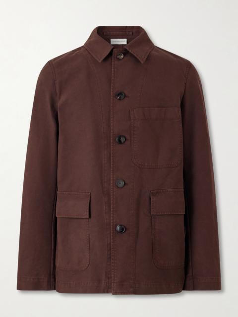 Dries Van Noten Braxton Garment-Dyed Cotton Jacket