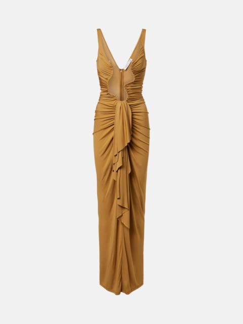 CHRISTOPHER ESBER Salacia cutout draped maxi dress
