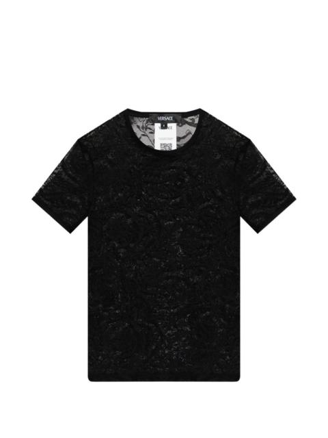 VERSACE laced T-shirt