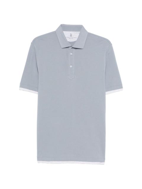 Brunello Cucinelli buttoned short-sleeve polo shirt
