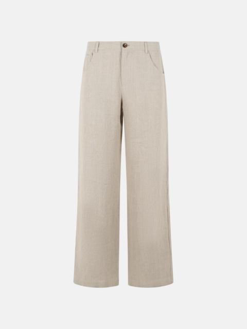 Séfr 'ARNO' BEIGE LINEN PANTS