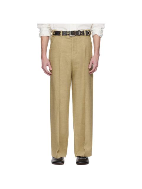 Our Legacy Beige Sailor Trousers