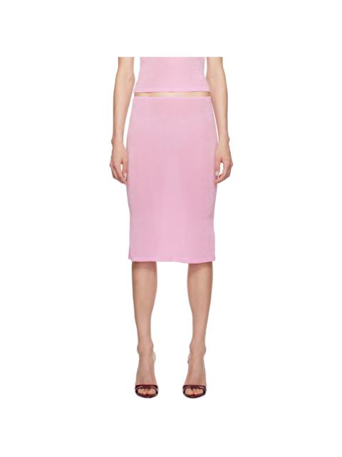 Pink Selene Midi Skirt