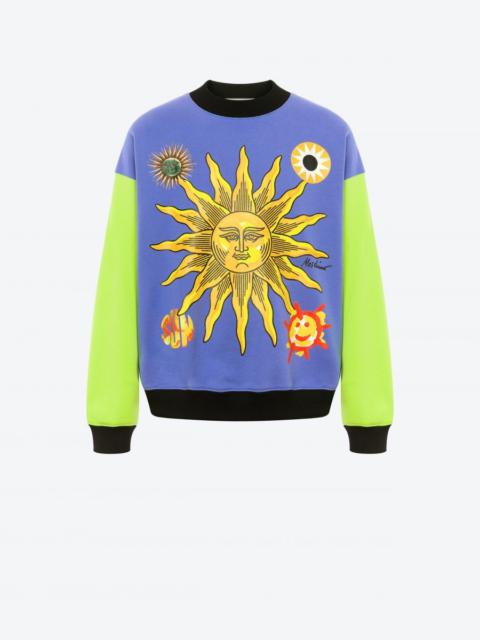 Moschino MOSCHINO SUN SMILEY®ORGANIC COTTON SWEATSHIRT